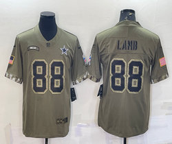 Nike Dallas Cowboys #88 CeeDee Lamb 2022 Salute To Service Authentic Stitched NFL jersey