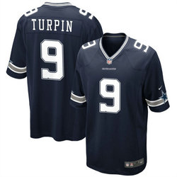 Nike Dallas Cowboys #9 KaVontae Turpin Blue Vapor Untouchable Authentic Stitched NFL Jerseys