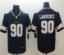 Nike Dallas Cowboys #90 Demarcus Lawrence Navy Blue Vapor Untouchable Limited Authentic Stitched NFL Jersey