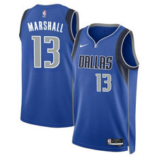 Nike Dallas Mavericks #13 Naji Marshall Blue 2024 Icon Edition Stitched Basketball Jersey