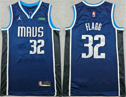 Jordon Dallas Mavericks #32 Cooper Flagg Navy Stitched Basketball Jersey