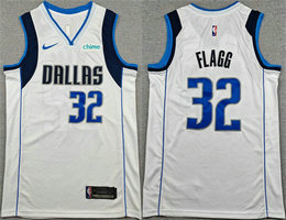 Nike Dallas Mavericks #32 Cooper Flagg White Stitched Basketball Jersey