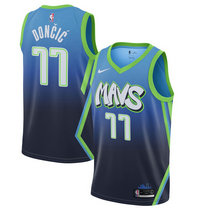 Nike Dallas Mavericks #41 Dirk Nowitzki 19-20 Game City Authentic Stitched NBA jersey