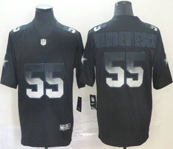 Nike Dallas cowboys #55 Leighton Vander Esch Black Smoke Fashion Vapor Untouchable Authentic Stitched NFL jersey