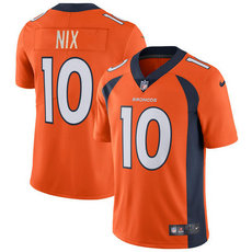 Nike Denver Broncos #10 Bo Nix Orange Old style Vapor Untouchable Authentic Stitched NFL Jersey