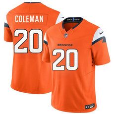 Nike Denver Broncos #20 Jonah Coleman Orange 2026 Draft Stitched Football Jersey
