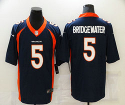 Nike Denver Broncos #5 Teddy Bridgewater Blue Vapor Untouchable Authentic Stitched NFL Jersey