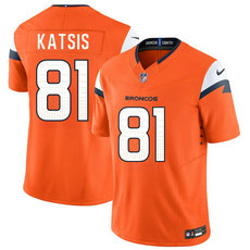 Nike Denver Broncos #81 Kolbe Katsis Orange 2026 Draft Stitched Football Jersey