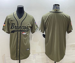 Nike Denver Broncos Blank 2022 Salute To Service Joint baseball jersey