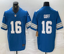 Nike Detroit Lions #16 Jared Goff Blue 2024 F.U.S.E. Authentic Stitched NFL Jersey
