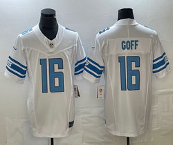 Nike Detroit Lions #16 Jared Goff White 2023 F.U.S.E. Authentic Stitched NFL Jersey