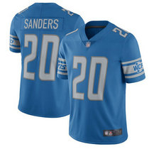 Nike Detroit Lions #20 Barry Sanders Blue Vapor Untouchable Limited Authentic Stitched NFL Jersey