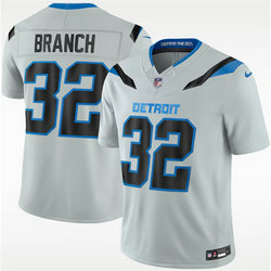 Nike Detroit Lions #32 Brian Branch Silver 2026 Rivalries Stitched Football Jersey
