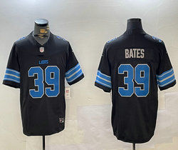 Nike Detroit Lions #39 Jake Bates Black 2024 Vapor Untouchable Authentic Stitched NFL Jersey