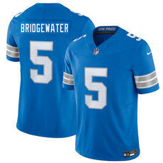 Nike Detroit Lions #5 Teddy Bridgewater Blue Stitched Football Jersey