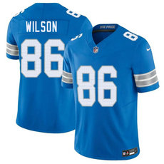 Nike Detroit Lions #86 Cedrick Wilson Blue Stitched Football Jersey