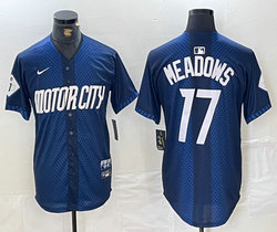 Nike Detroit Tigers #17 Parker Meadows 2024 City Authentic Stitched MLB Jersey