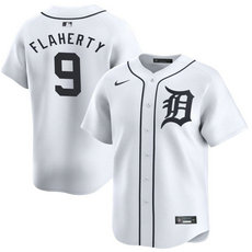 Nike Detroit Tigers #9 Jack Flaherty White 2024 Authentic Stitched MLB Jersey
