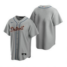 Nike Detroit Tigers #Blank Gray Game Authentic Stitched MLB Jersey