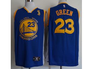 Nike Golden State Warriors #23 Draymond Green Blue 2018 NBA Champions Authentic Stitched NBA Jersey
