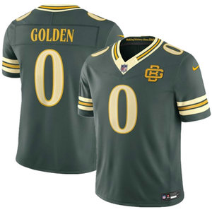 Nike Green Bay Packers #0 Matthew Golden Dark Green 2026 Rivalries NFL Jersey