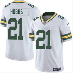 Nike Green Bay Packers #21 Nate Hobbs White Vapor Untouchable Authentic Stitched NFL Jersey