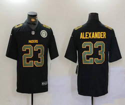 Nike Green Bay Packers #23 Jaire Alexander Black With patch Thanksgiving F.U.S.E. Stitched NFL Jersey