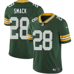 Nike Green Bay Packers #28 Trey Smack Green Authentic Stitched NFL Jersey