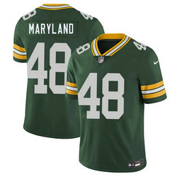 Nike Green Bay Packers #48 RJ Maryland Green 2026 Draft Authentic Stitched NFL Jersey