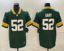 Nike Green Bay Packers #52 Rashan Gary Green Vapor Untouchable Authentic Stitched NFL Jersey