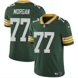Nike Green Bay Packers #77 Jordan Morgan Green 2024 Draft Vapor Untouchable Football Jersey