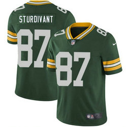 Nike Green Bay Packers #87 J. Michael Sturdivant Green 2026 Draft Authentic Stitched NFL Jersey