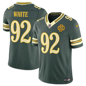 Nike Green Bay Packers #92 Reggie white Dark Green 2026 Rivalries NFL Jersey