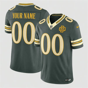 Nike Green Bay Packers Custom Dark Green 2026 Rivalries NFL Jersey