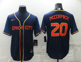 Nike Houston Astros #20 Chas McCormick Navy 2022 City Game Authentic Stitched MLB Jersey