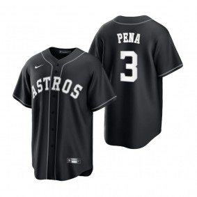 Nike Houston Astros #3 Jeremy Pena Black Game Authentic Stitched MLB Jersey