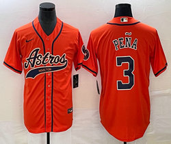 Nike Houston Astros #3 Jeremy Pena Red Joint Stitched MLB Jersey