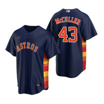 Nike Houston Astros #43 Lance McCullers Navy Game Authentic Stitched MLB Jersey