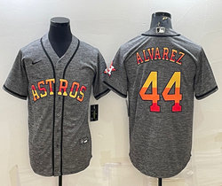 Nike Houston Astros #44 Lance McCullers Hemp grey rainbow Authentic Stitched MLB Jersey