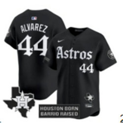 Nike Houston Astros #44 Yordan Alvarez Black 5(V) Joint MLB Jersey
