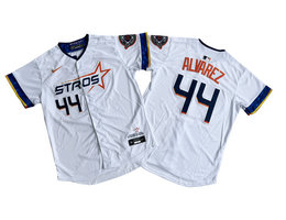 Nike Houston Astros #44 Yordan Alvarez White City Limited Authentic Stitched MLB Jersey