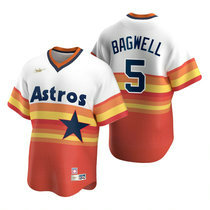 Nike Houston Astros #5 Jeff Bagwell Rainbow Game Authentic Stitched MLB Jersey