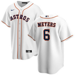 Nike Houston Astros #6 Jake Meyers White Cool Base Stitched Baseball Jersey