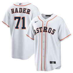 Nike Houston Astros #71 Josh Hader White Cool Base Stitched Baseball Jersey