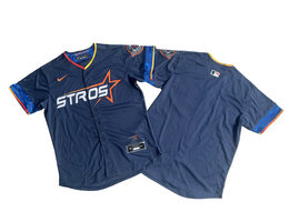 Nike Houston Astros Blank Navy City Limited Authentic Stitched MLB Jersey