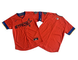Nike Houston Astros Blank Orange City Limited Authentic Stitched MLB Jersey