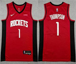 Nike Houston Rockets #1 Amen Thompson White NBA Jersey