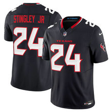 Nike Houston Texans #24 Derek Stingley Jr 2024 Navy Vapor Untouchable Authentic stitched NFL jersey