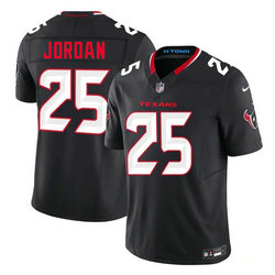 Nike Houston Texans #25 Jawhar Jordan Navy 2nd Authentic Stitched NFL Jersey