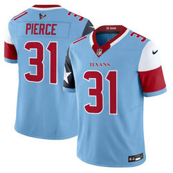 Nike Houston Texans #31 Dameon Pierce Blue Vapor Untouchable Authentic Stitched NFL Jersey